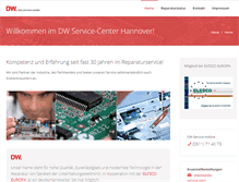 Tablet Screenshot of dw-service.com